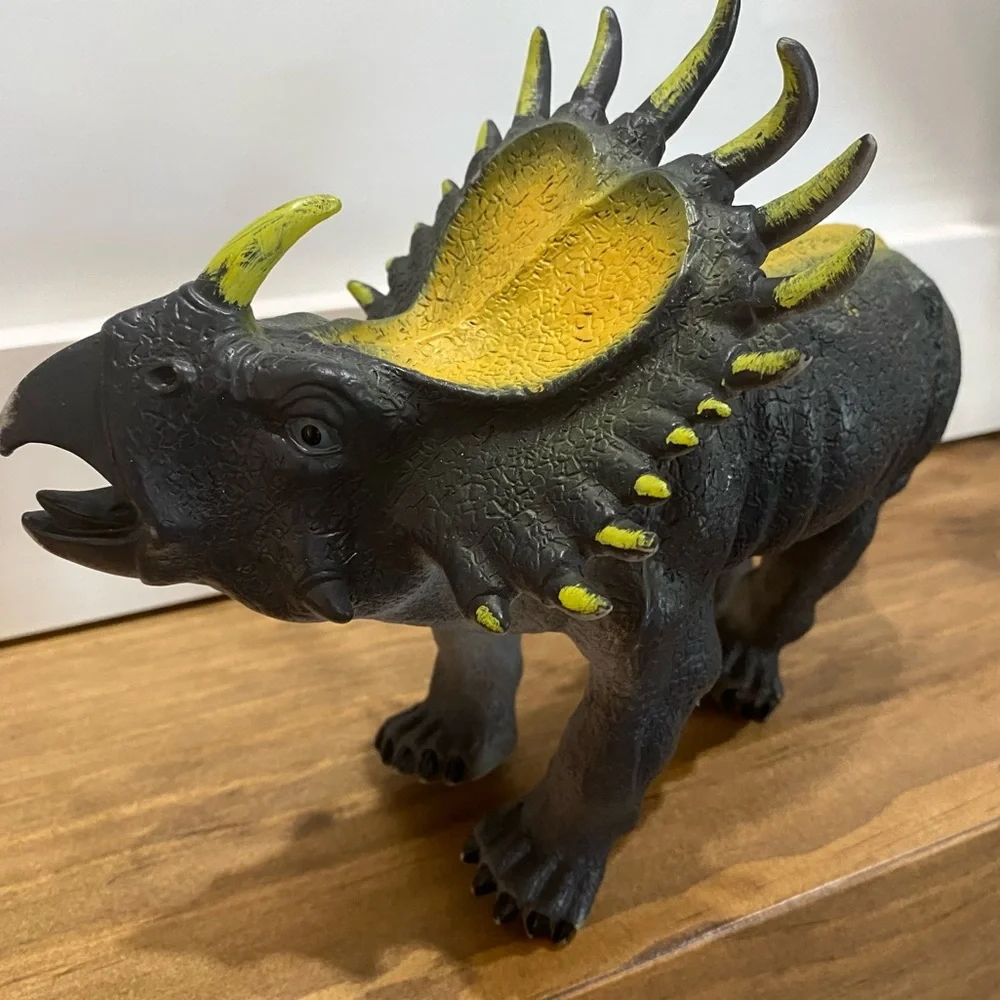 Styracosaurus 2013 Toy Major‎ Trading 2013 Rubber Dinosaur
